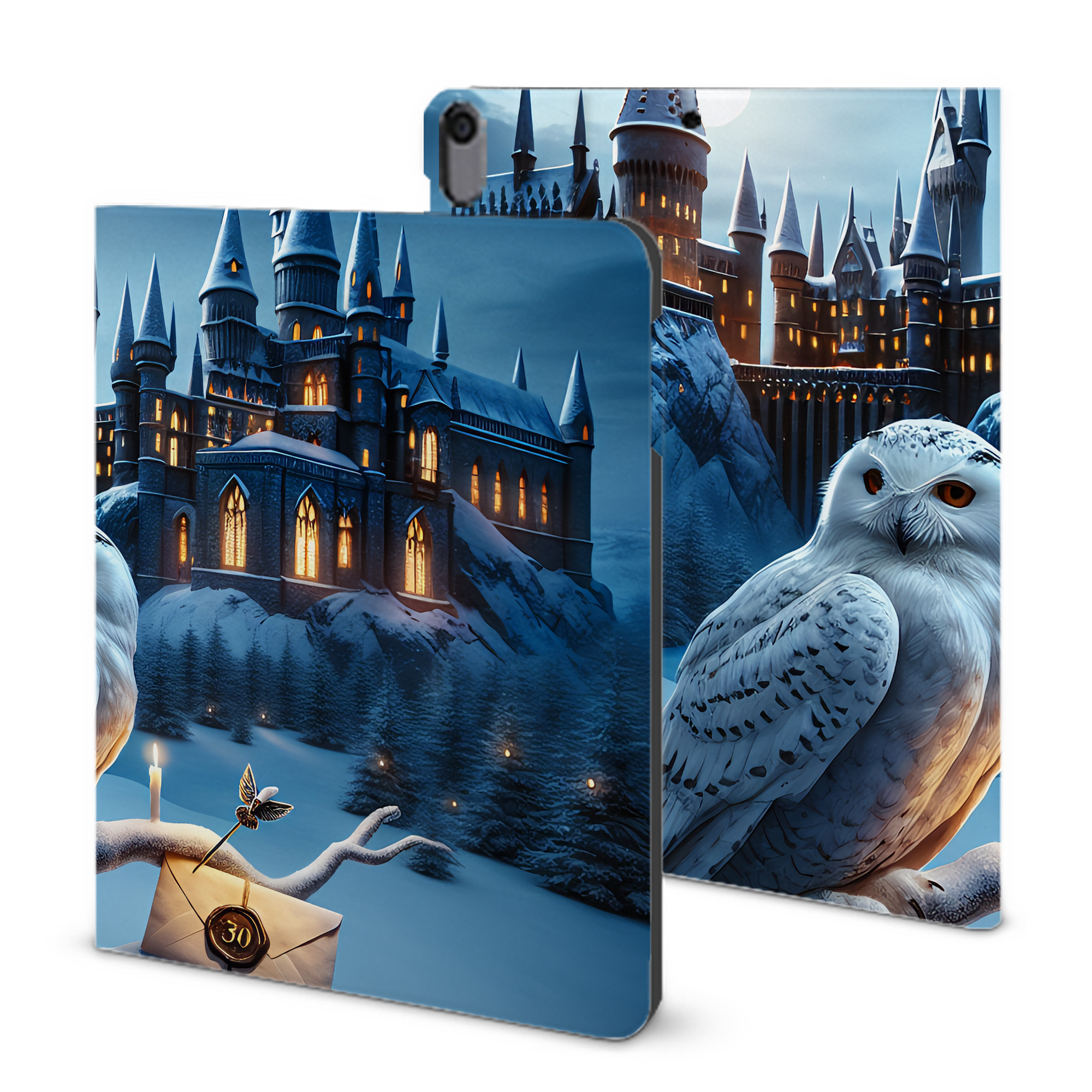 （画像用） Harry Potter ハリー・ポッターシリーズ IPad ケース ブック型 PUレザー TPU 耐衝撃 軽量 薄型 ペン収納なし 全面保護 IPad 各モデル対応